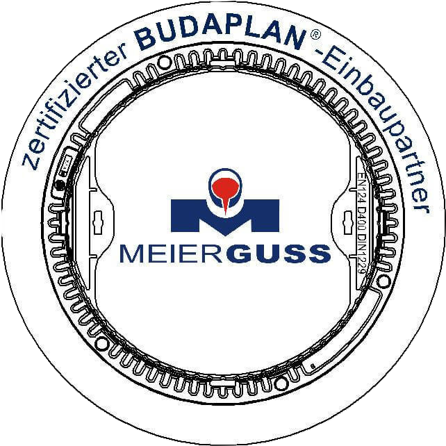 Logo Einbaupartner Budaplan Schachtabdeckung